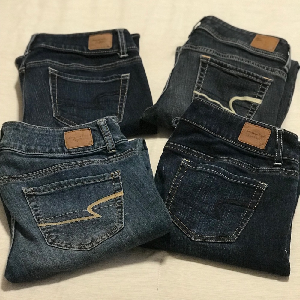 American Eagle Jeans Size 4 - LOT of 4!